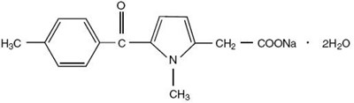 Structure Image (Tolmetin Sod 600mg Structure)
